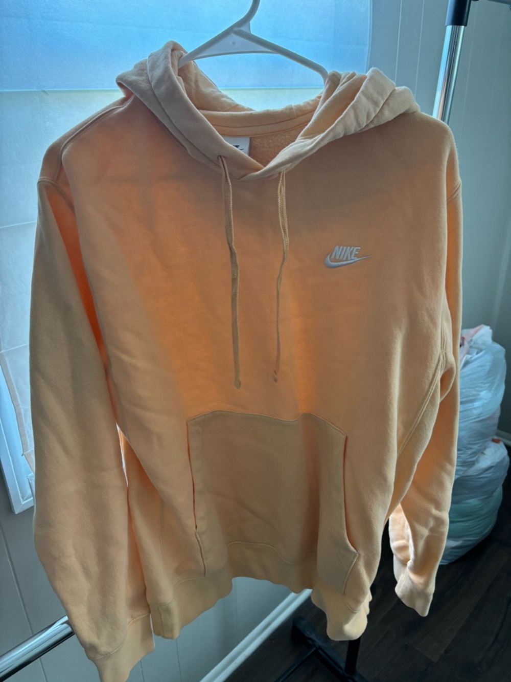 Nike Peach/Light Orange Pullover Hoodie